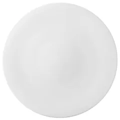 Plate “Neve” bone porcelain D=31cm white