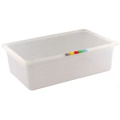 Gastronorm container (1/1) without lid  polyprop.  19.1 l , H=15, L=53, B=32.5 cm  transparent.