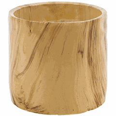 Ваза для цветов керамика D=14,H=13см древесн.