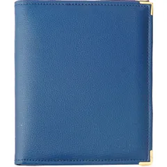 Menu folder A5 leatherette ,L=24,B=18.5cm blue