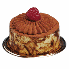 Подложка для кондитерских изделий[125шт] полиэтилен D=85мм золотой