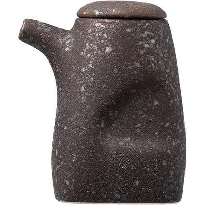 Соусник-бутылка «Кунстверк» фарфор ,L=61,B=88мм черный,матовый, изображение 2