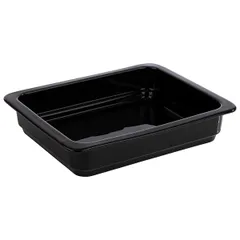 Gastronorm container GN 1/2  porcelain  3.4 l , H=60, L=325, B=265mm  black