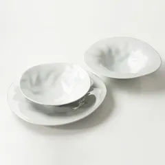 Тарелка для пасты «Фламенко» фарфор 0,5л D=27см белый, изображение 4