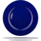 Блюдо «Карнавал Сапфир» круглое подстановочное фарфор D=30см синий