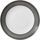 Тарелка «Бид Траффл Вош» фарфор D=28,5см белый,серый
