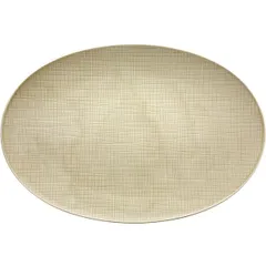 Блюдо овальное фарфор ,L=42см кремов.