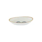 Соусник «Виенто» овальный фарфор 70мл ,H=22,L=120,B=80мм белый,синий