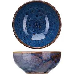 Салатник «Ирис» фарфор 400мл D=135,H=58мм голуб., изображение 4