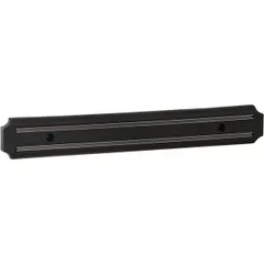 Держатель для ножей магнитный пластик,металл ,L=33см черный,металлич.