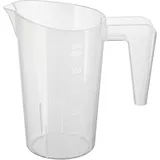 Стакан мерный с ручкой пластик 0,5л ,H=153,L=150,B=90мм белый