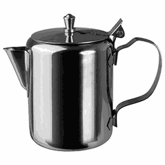 Milk jug with lid “Prootel”  stainless steel  260 ml  D=65, H=100, L=130, B=125 mm  metal.