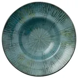 Тарелка для пасты «Фьюжн Блю&Грэй» фарфор D=27см голуб.
