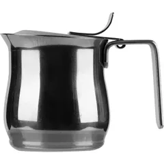 Milk jug with lid stainless steel 70ml D=55,H=70mm silver.