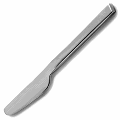 Table knife “Base”  stainless steel , L=230, B=22mm  metal.