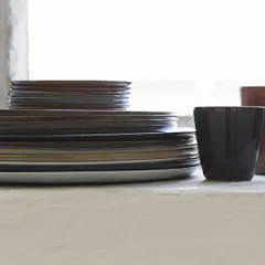 Тарелка «Террес де Ревес» керамика D=260,H=15мм коричнев., изображение 3