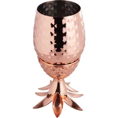 Бокал для коктейлей «Ананас» металл 0,7л D=11,5,H=23,8см медный, изображение 4