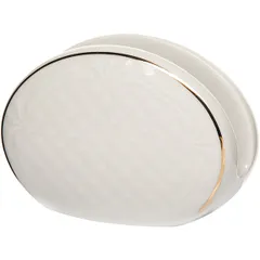 Салфетница «Афродита» фарфор ,H=7,L=10,B=4см белый,золотой