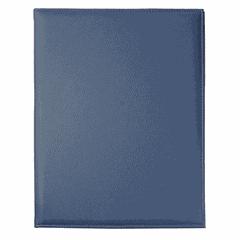 Menu folder A4 2-sided leatherette ,L=32,B=25cm blue