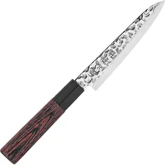 Нож кухонный «Нара» сталь нерж.,дерево ,L=240/120,B=23мм металлич.,тем.дерево