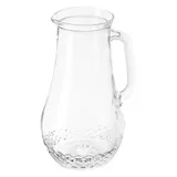 Кувшин «Крист» без крышки стекло,пластик 1,5л ,H=23,5см прозр.