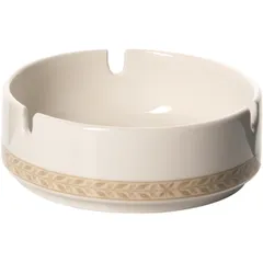 Пепельница «Антуанетт» фарфор D=10,H=3см белый,олив.