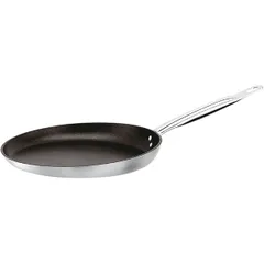 Pan for pancakes  aluminum, teflon  D=240, H=25, L=450, B=255mm  black, silver.