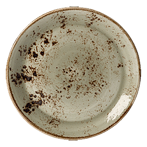 Тарелка пирожковая «Крафт Грин» фарфор D=15,H=2см зелен., Диаметр (мм): 150