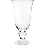 Ваза для цветов на ножке стекло D=21,H=35см прозр.