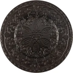 Plate “Skalistos” small ceramics D=225,H=25mm black