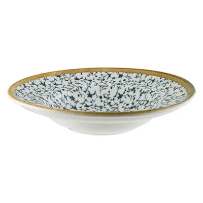 Тарелка глубокая «Калиф» фарфор 400мл D=240,H=52мм белый,синий, изображение 2