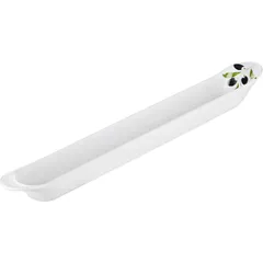 Блюдо для подачи «Прованс» для оливок фарфор белый