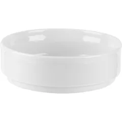 Salad bowl “Diana”  porcelain  0.65 l  D=180, H=55mm  white