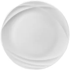 Plate porcelain D=277,H=17mm white