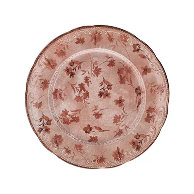 Тарелка «В.Виена Флауэрс» фарфор D=31см красный