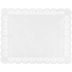 Table pads rectangular [100pcs] paper ,L=46,B=36cm white