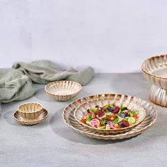 Соусник «Астера» керамика D=75,H=34мм бежев.,перламутр., изображение 4