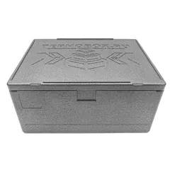 Термоконтейнер «Лайт» до 30 кг полипроп. 109л ,H=39,L=80,B=60см черный, изображение 3