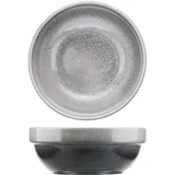 Deep plate “Milky Way”  porcelain  0.6 l  D=155, H=60mm  black, white