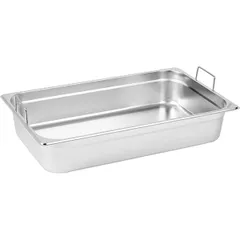 Гастроемкость GN 1/1 с ручками сталь нерж. 10л ,H=10,L=53,B=32,5см металлич.
