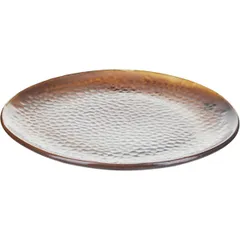 Тарелка «Мак» фарфор D=210,H=17мм медный, изображение 2