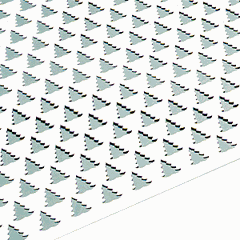 Трафарет для бисквита «Ель» ,L=60,B=40см