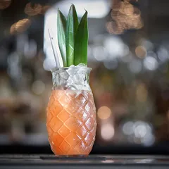 Стакан для коктейлей «Ананас» стекло 0,53л D=8,H=14см прозр., изображение 2