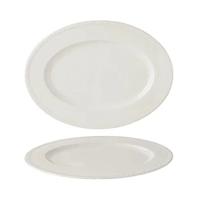 Блюдо овальное 34*25 см,фарфор "NOBLE" серия "APPEAL"