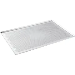 Perforated baking tray aluminum ,H=1,L=60,B=40cm metal.