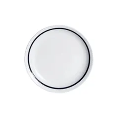 Тарелка десертная «Эр-гоу!» керамика D=18,H=2см белый,синий