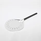 Лопата для пиццы поворотная перфорированная алюмин. D=30,L=70см металлич.,черный