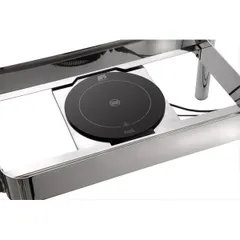 Мармит «Премиум» с крышкой сталь нерж. 9л ,H=33,L=66,B=48см металлич., изображение 2