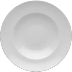 Plate for pasta “Kashub-hel” porcelain 0.5l D=300,H=65mm white