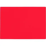 Доска разделочная пластик ,H=18,L=500,B=350мм красный